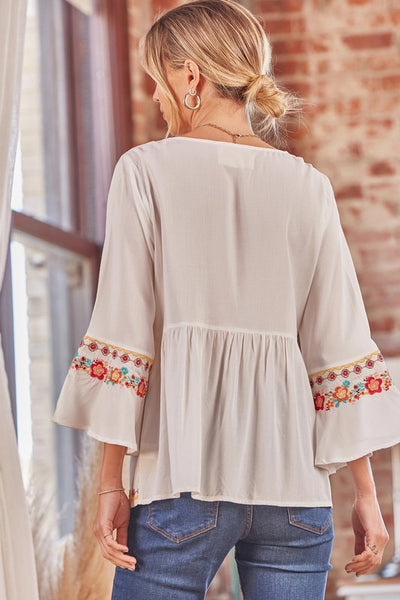 Calliope Embroidered Top