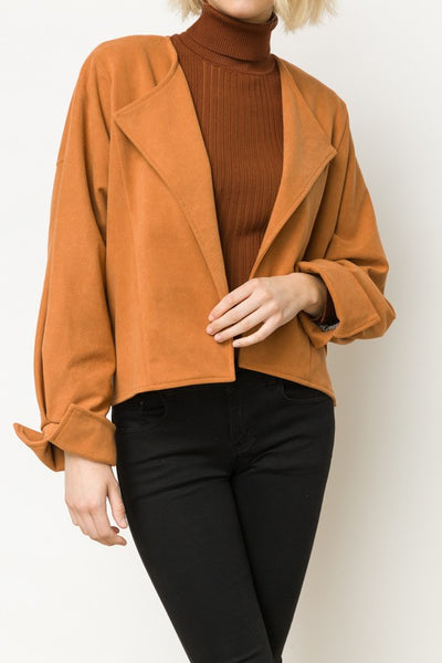 Midge Drop Shoulder Twill Short Jacket