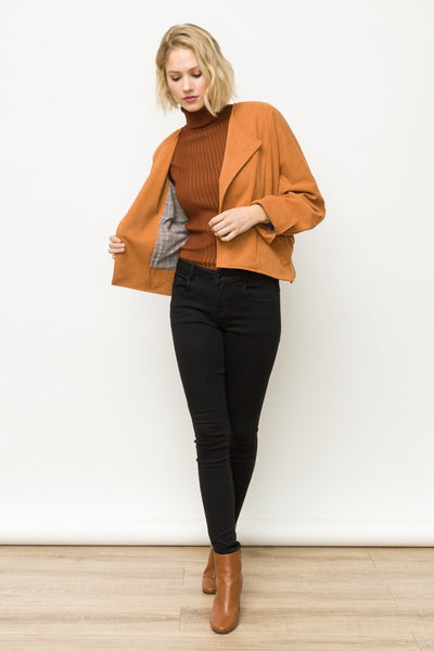 Midge Drop Shoulder Twill Short Jacket