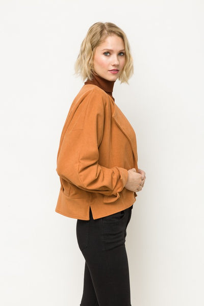 Midge Drop Shoulder Twill Short Jacket