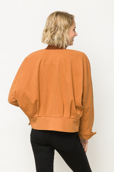 Midge Drop Shoulder Twill Short Jacket