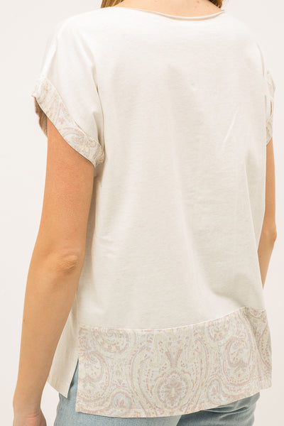 Marley Rolled Up Sleeve Top - Soul Of The Rose®