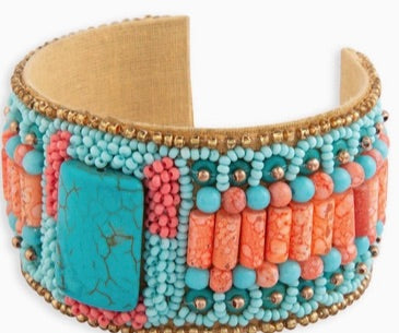 Desert Sky Beaded Cuff