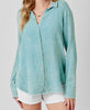 Frayed Bottom Washed Shirt
