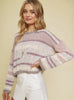 Mandy Multi Color Stripe Pullover Sweater