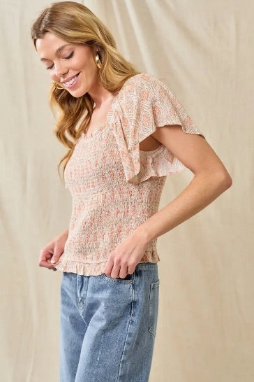 Lenzee Smocked Top