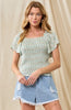 Lenzee Smocked Top