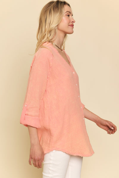 Maggie Fray Bottom Shirt