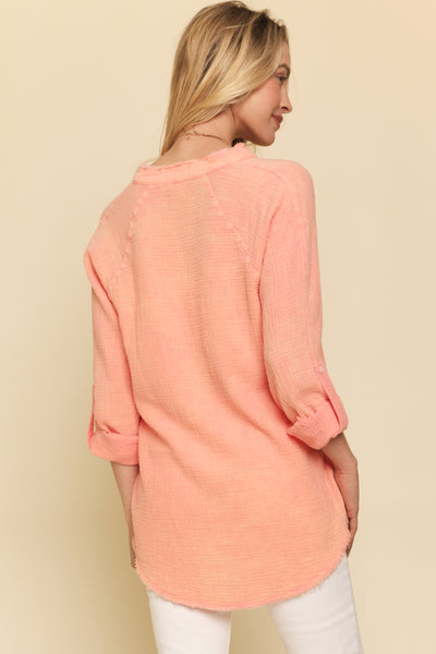Maggie Fray Bottom Shirt