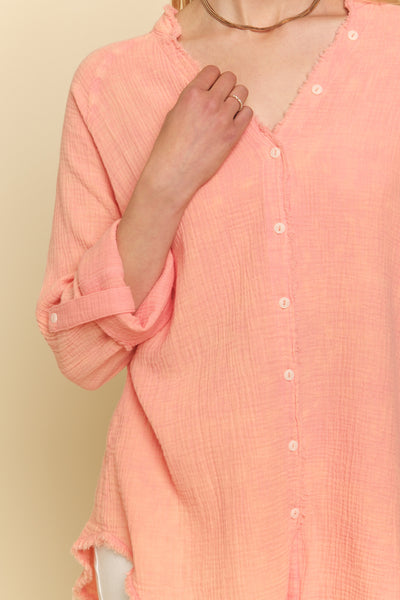 Maggie Fray Bottom Shirt