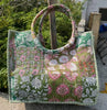 Cotton Quilted Floral Print Shoulder Bag