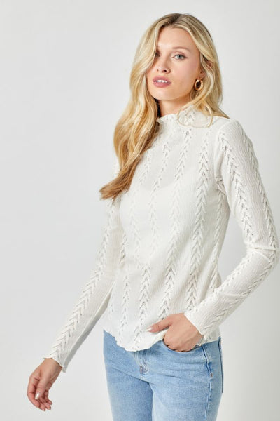 Abigail Lettuce Edge Top