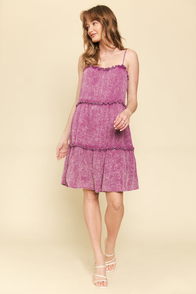 Sadie Ruffle Midi Dress