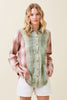 Leah Color Block Shacket