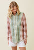 Leah Color Block Shacket