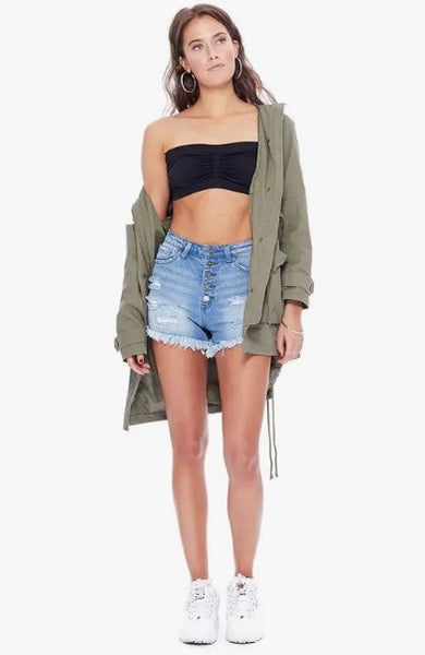 Bree Denim Cutoff Shorts