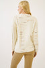 Cable Knit Multi Thread Pullover Sweater