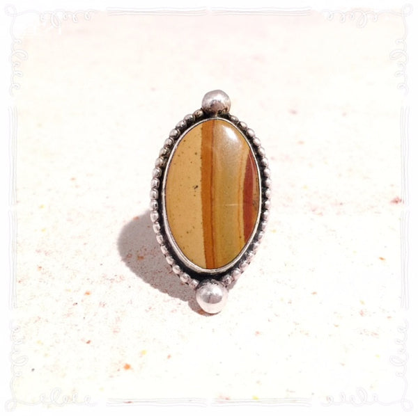 Canyon Vintage Sterling Petrified Wood Ring
