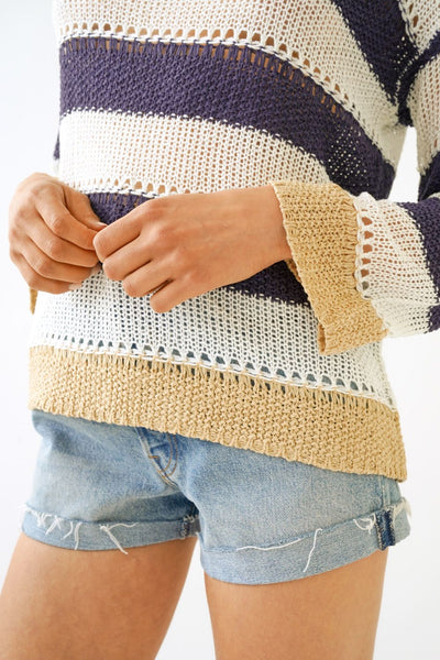 Multi Color Stripe Sweater