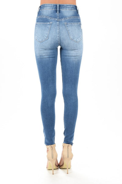 Monroe High Waisted Destroyed Stretch Jeans - Soul Of The Rose®
