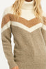 Melissa Color Block Turtle Neck Sweater