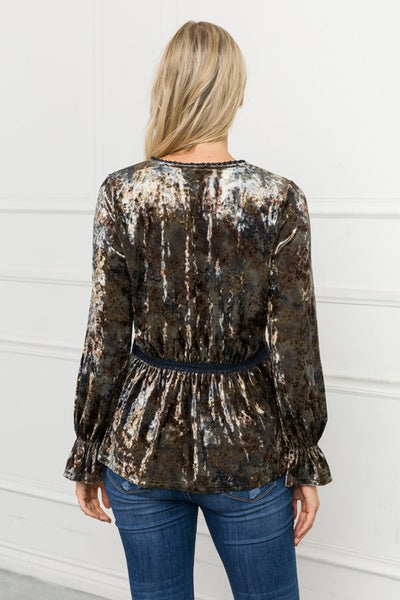 Misty Velvet Top