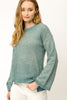 Soft Chevron Pattern Pullover Sweater