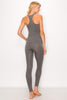 Ribbed Seamless Tank Top and Leggings Lounge Set