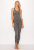 Ribbed Seamless Tank Top and Leggings Lounge Set