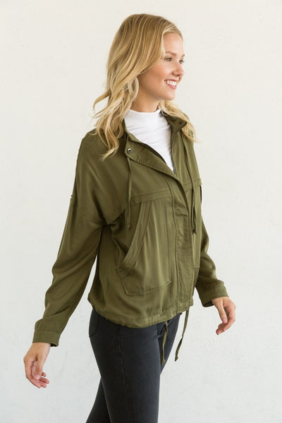 Zipup Parachute Jacket